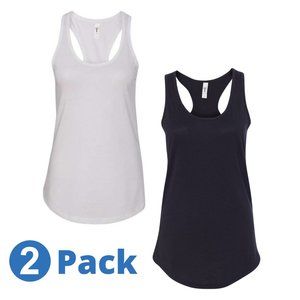 2 Pack Bundle - Ladies' Ideal Racerback Tank Top